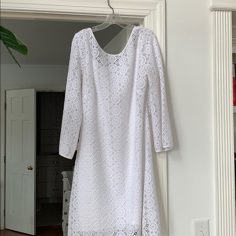 Lilly white lace dress